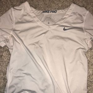 White Dryfit Nike Shirt